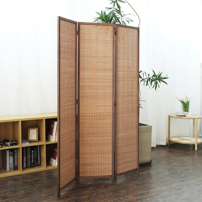 furnnylane 3 panel bamboo room divider - 5.6, close-up detail