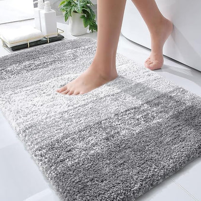 OLANLY Bathroom Rugs Mat 36x24, Extra Soft Absorbent Microfiber Bath Rugs by OLANLY