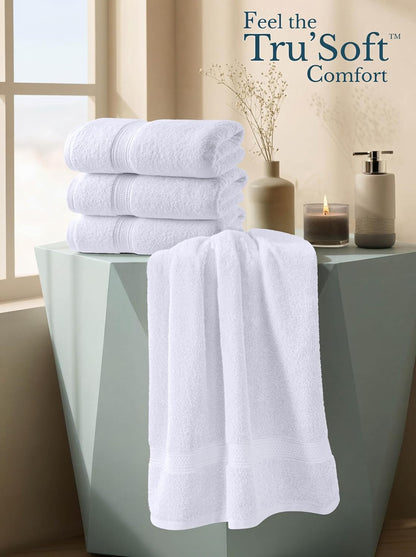 utopia towels 4 pack premium bath towels, 27x54, side view