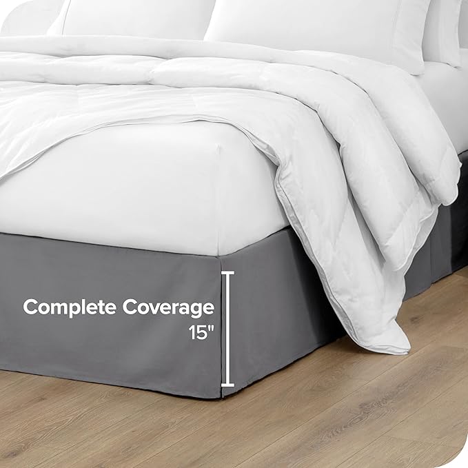 Bare Home King Bed Skirt - Image 4