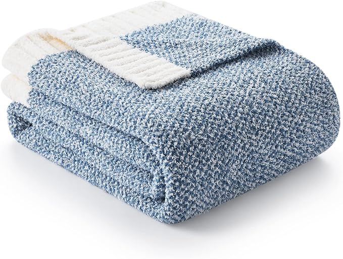 Snuggle Sac Heather Blue Throw Blanket by SnuggleSac