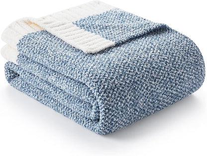 Snuggle Sac Heather Blue Throw Blanket by SnuggleSac