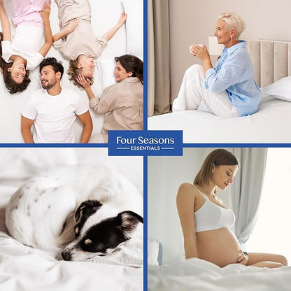 California King Size Mattress Protector Bed Bug Waterproof Zippered Cover - Image 9