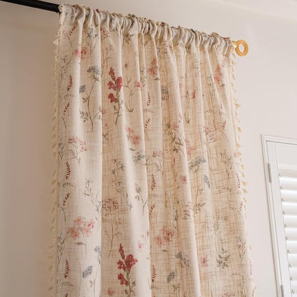 ENJOYBRIDAL Floral 63 Inch Curtains - Image 4