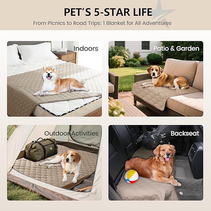 gogobunny 3X Stronger Waterproof Pet Blanket, Scratch Proof Furniture Protector - Image 2