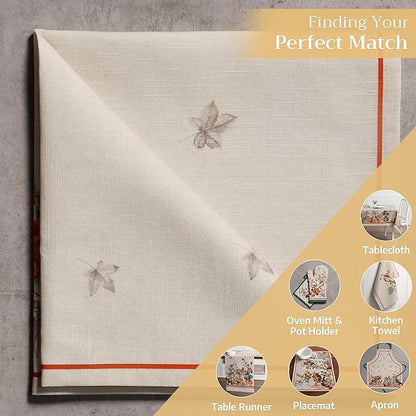 Maison d' Hermine Cloth Napkins Set of 4 100% Cotton - Image 6