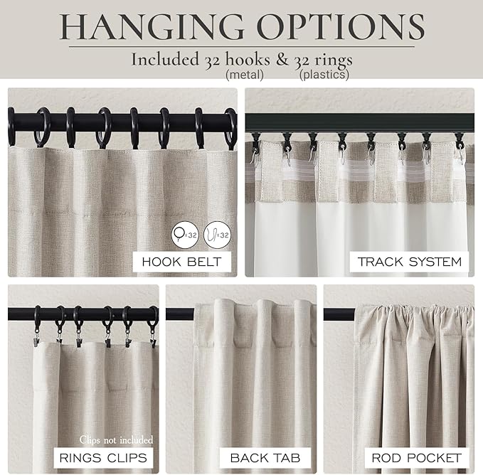54 Inch Curtains Sunblock Curtains - Image 4