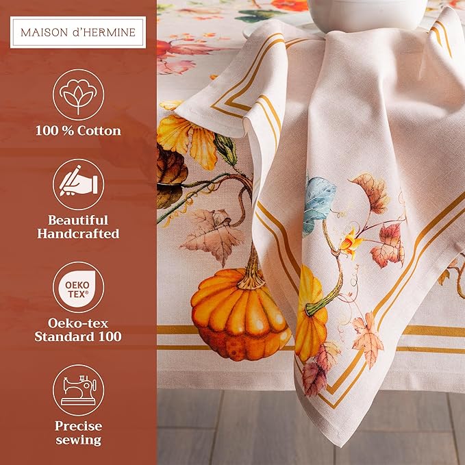 Maison d' Hermine Cloth Napkins Set of 4 100% Cotton - Image 2