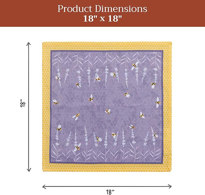 Maison d' Hermine Cloth Napkins Set of 4 100% Cotton Soft & Durable Everyday - Image 7