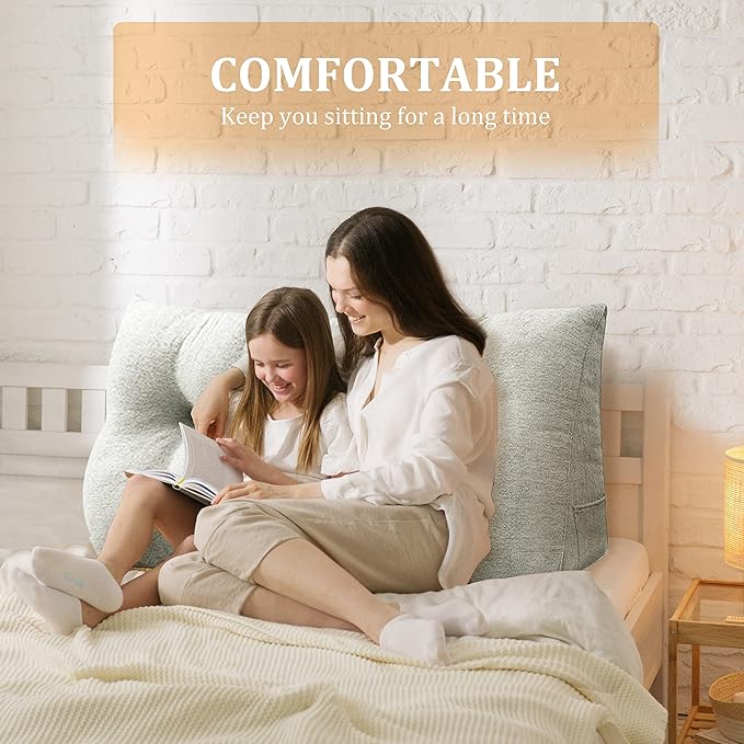 10 lbs Thickened Headboard Pillow Wedge Pillow Headboard Reading Pillow Bed - Image 5
