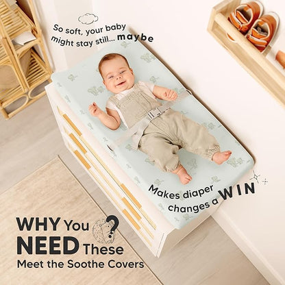 2-Pack Organic Changing Pad Covers - Image 2