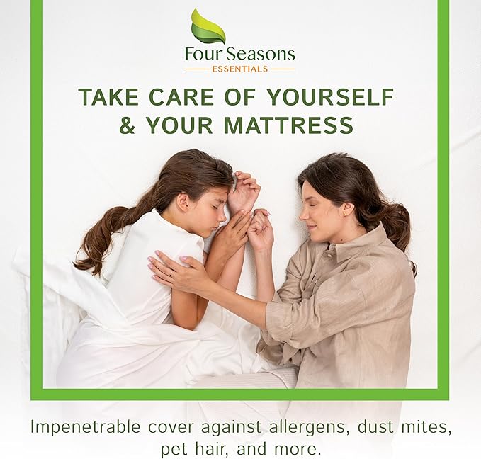 Four Seasons Essentials RV Bunk Size Waterproof Mattress Protector - Image 2