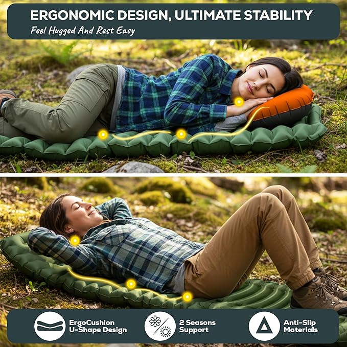 Gear Doctors® Ether 17.5oz Ultralight Camping Sleeping Pad – Backpacking Air - Image 6