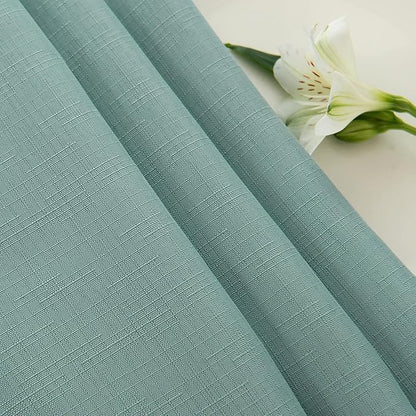 maxmill Slubby Texture Tablecloth Water Resistance Antiwrinkle Spillproof Soft - Image 8