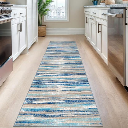 Modern Abstract Runner Rug 2.6x8 - Image 2