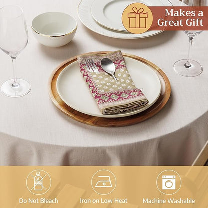 Maison d' Hermine Cloth Napkins Set of 4 100% Cotton Soft & Durable Everyday - Image 4