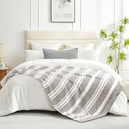 Snuggle Sac Twin Size Bedding Blankets Luxurious Microfiber, Reversible Super - Image 4