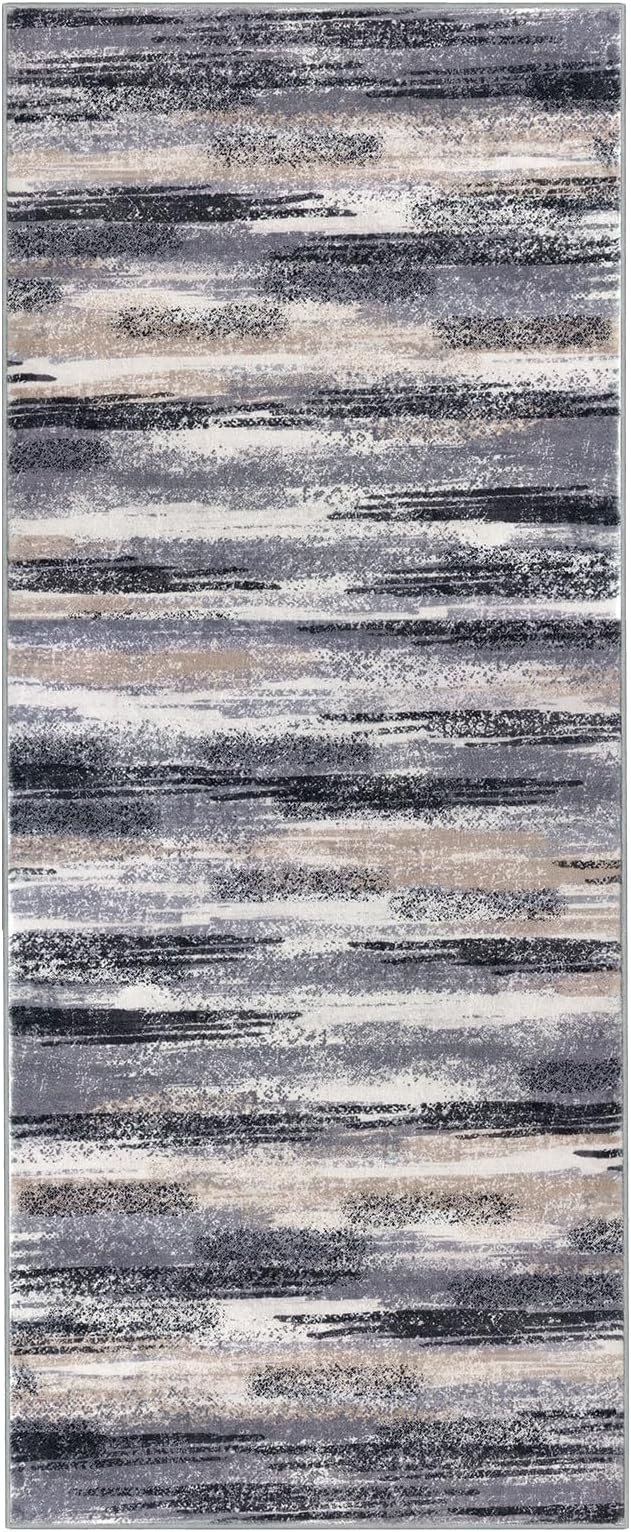 Modern Abstract Runner Rug 2x5 - Image 9