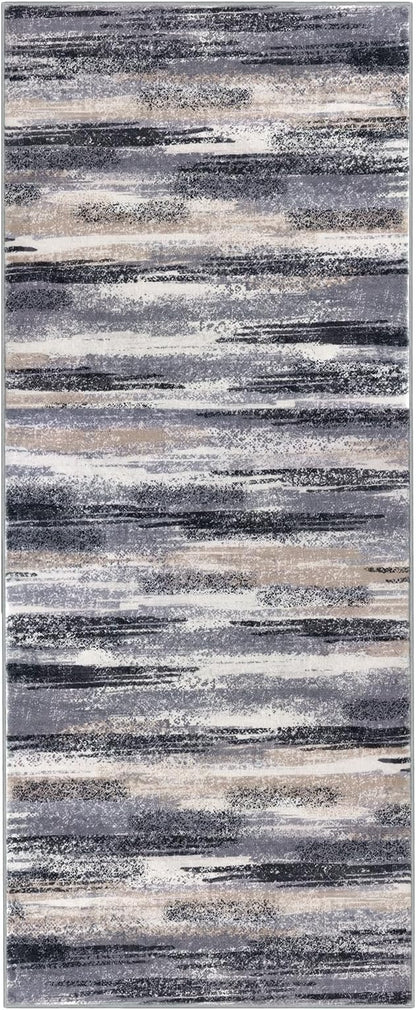 Modern Abstract Runner Rug 2x5 - Image 9