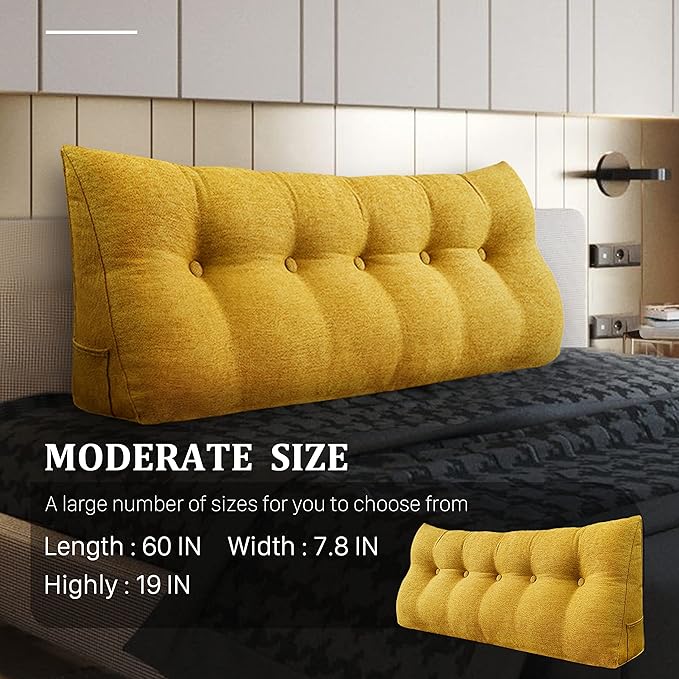 11 lbs Thickened Headboard Pillow Wedge Pillow Headboard Reading Pillow Bed - Image 2