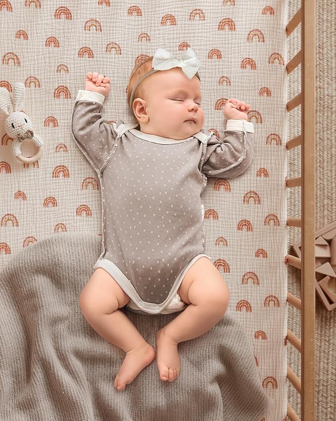 Blissful Diary Muslin Crib Sheets - Image 7