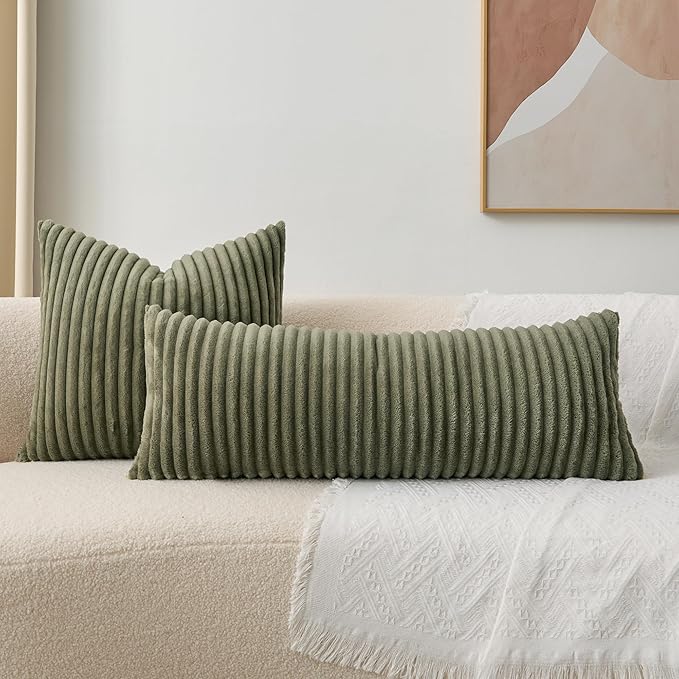 Kevin Textile Soft Plush 14x36 Inch Long Lumbar Pillow Cover 1 Pack, Luxury - Image 7
