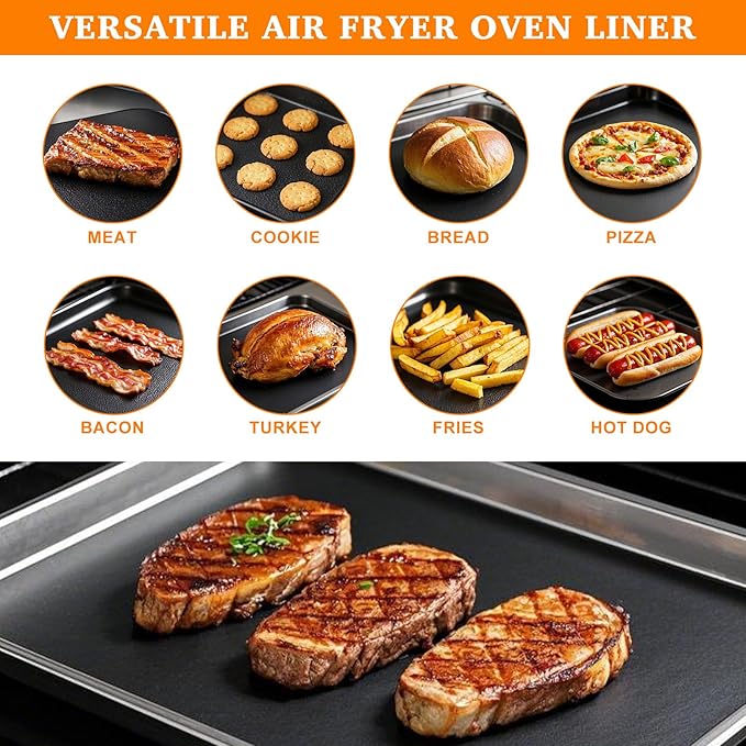Air Fryer Liners Reusable Teflon Mats Compatible - Image 7