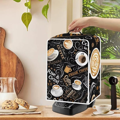 Mumeson Delicious Coffee Coffee Maker Cover Mixers Small Kitchen Machine Cover - Image 3