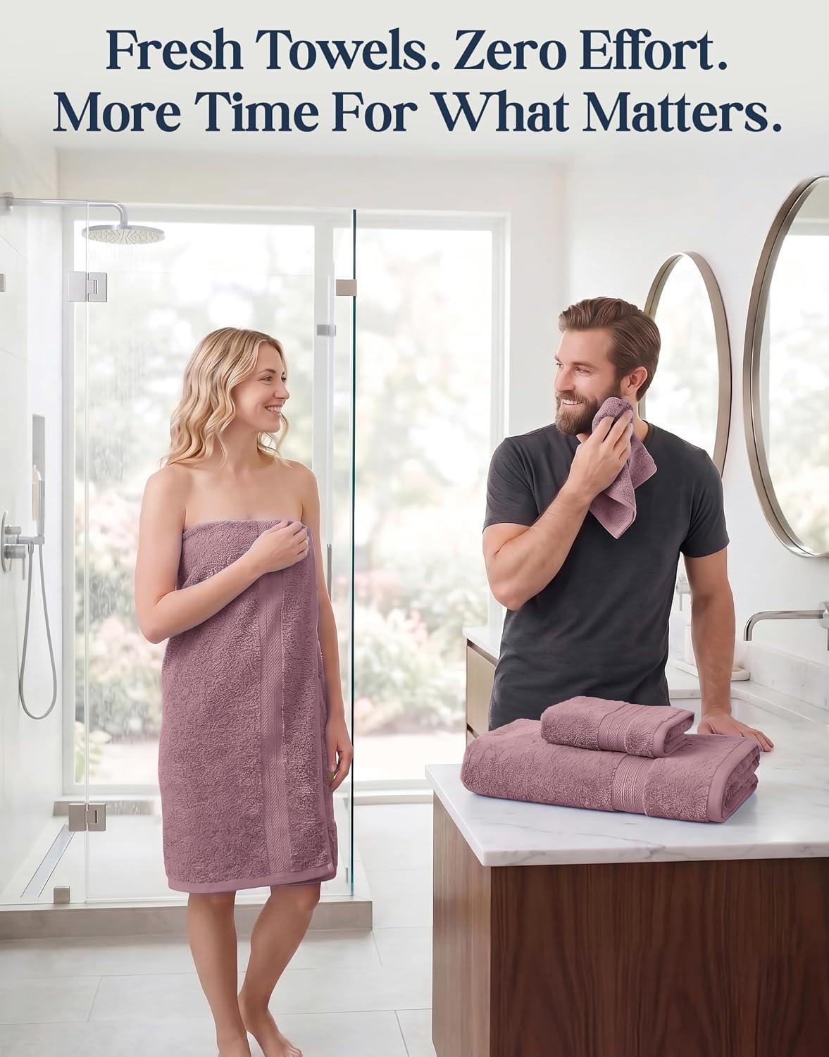 lane linen large bath towel set absorbent quick showing dimensions