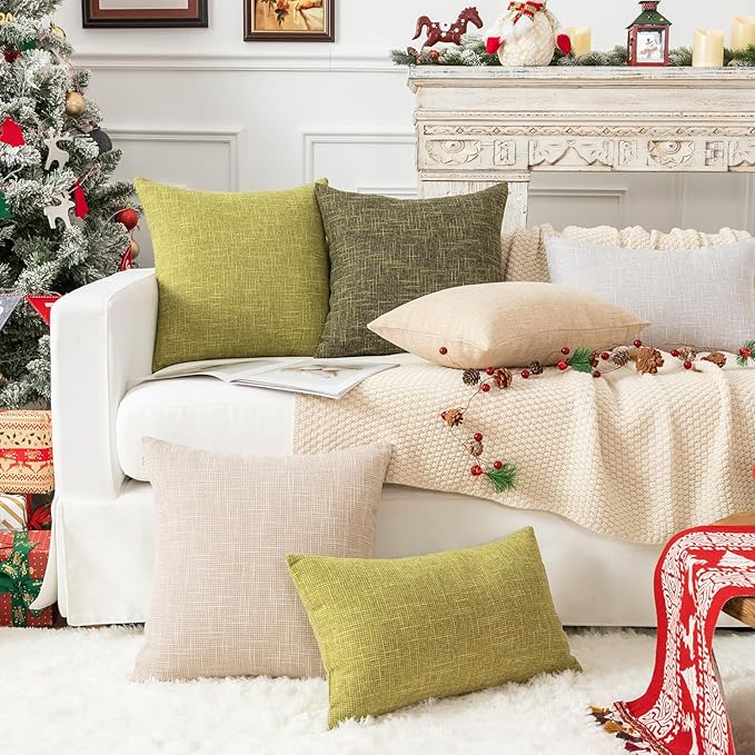 Kevin Textile Decorative Hand Made Lined Linen Throw Pillow Cases Cushion Cover - Image 5