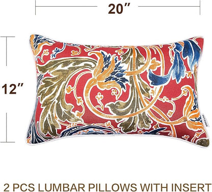 JMGBird Outdoor Lumbar Pillows Set of 2 - Image 8