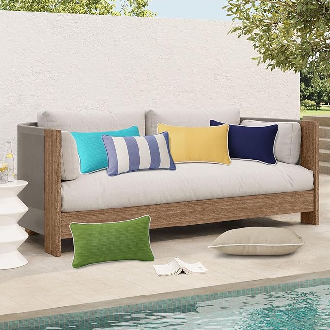 Decorative Outdoor Water Repellent Throw Pillows - Image 7