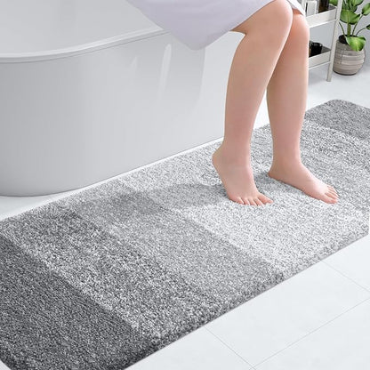 OLANLY Bathroom Runner Rugs 70x24, Extra Soft Absorbent Microfiber Bath Rugs by OLANLY