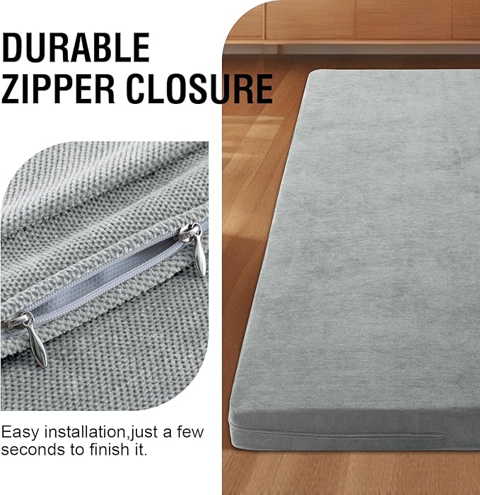 H.VERSAILTEX Twin Size Armless Futon Mattress Covers - Image 4