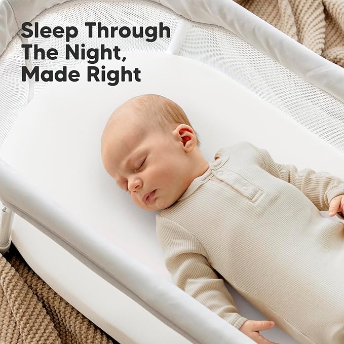 2-Pack Organic Bassinet Sheets for Girls, Boys - Image 6