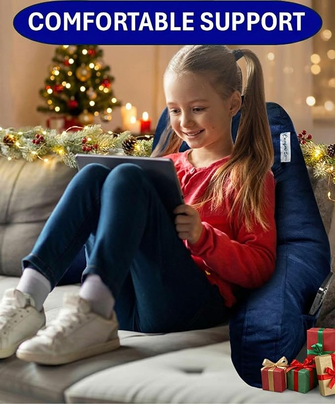 ComfortSpa Reading Pillow for Kids Teens Adult, Back Rest Pillow - Image 2