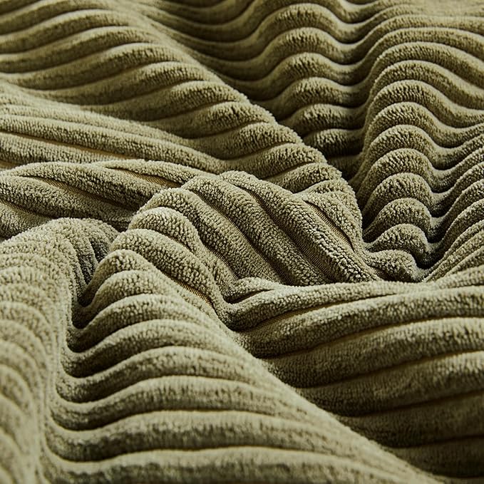 Fancy Homi 2 Packs Olive Green Lumbar Decorative Throw Pillow Covers 16x32 Inch - Image 5