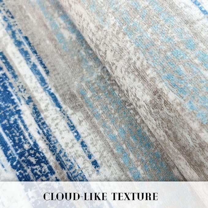 Modern Abstract Runner Rug 2.6x10 - Image 8
