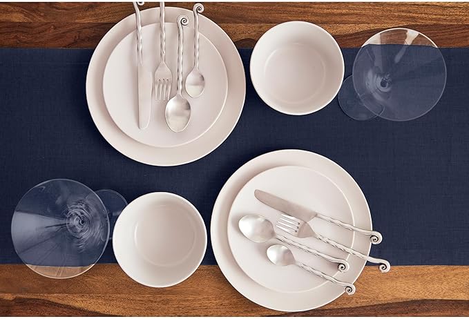 Solino Home Linen Navy Blue Table Runner 48 Inches - Image 3