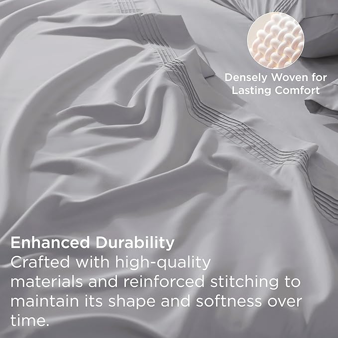 Bedsure Twin XL Sheets Dorm Bedding, GentleSoft Breathable Extra Long Twin - Image 6