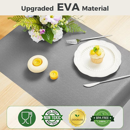 100% EVA Shelf Liner for Kitchen Cabinet, Dresser Pantry Bathroom Refrigerator - Image 3