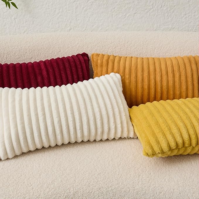 Kevin Textile Soft Plush 12x20 Inch Lumbar Pillow Cover 1 Pack, Christmas - Image 6