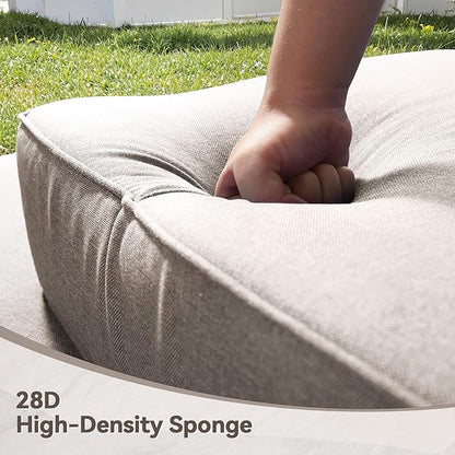 6" Thick Outdoor Cushions 22x24x6, 7-Set Deep Seat Patio Cushions - Image 2