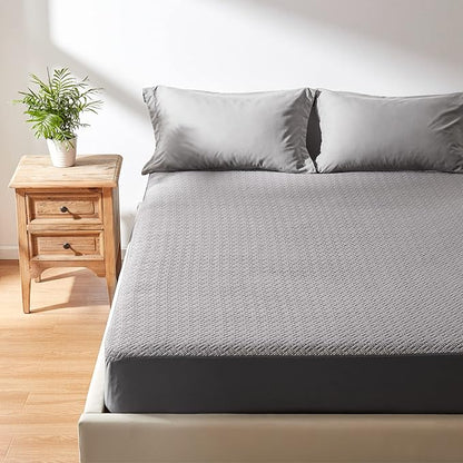 Hanherry 100% Waterproof Full Size Mattress Protector, Rayon Made from Bamboo - Image 7