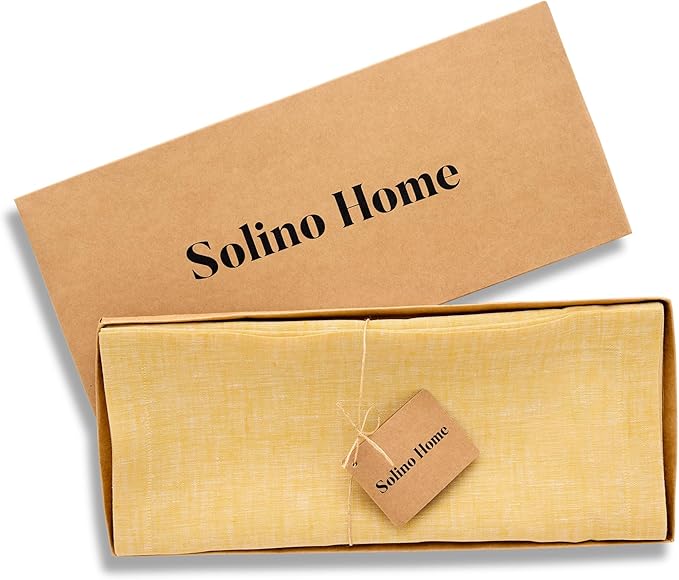 Solino Home Linen Table Runner 108 Inches Long - Image 5