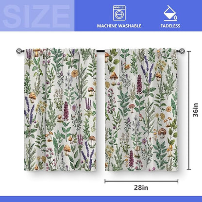 Aimego Spring Floral Kitchen Curtains - Image 3