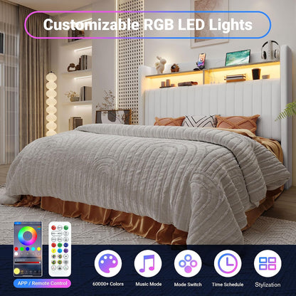 allewie full size lift up storage led bed showing dimensions