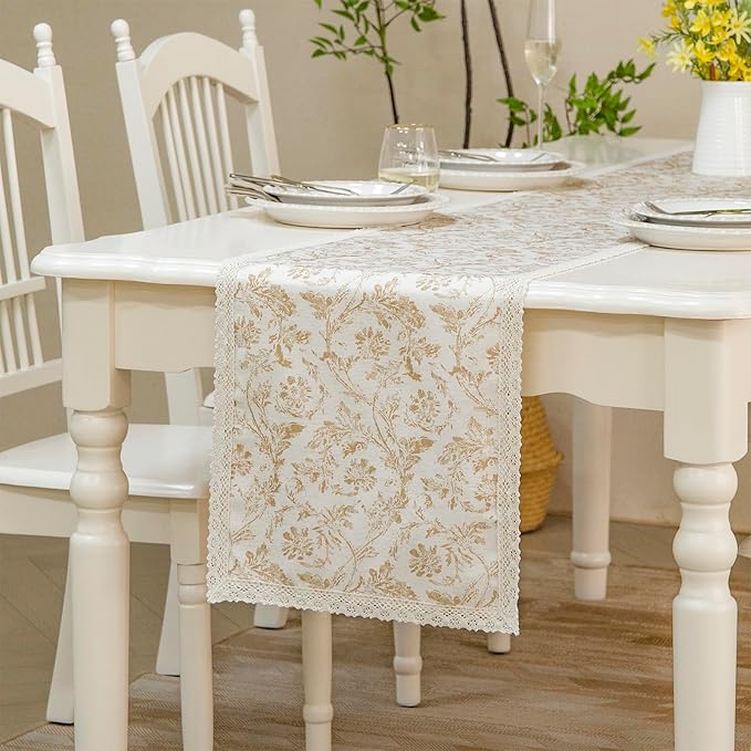 Vintage Floral Table Runner - Image 4