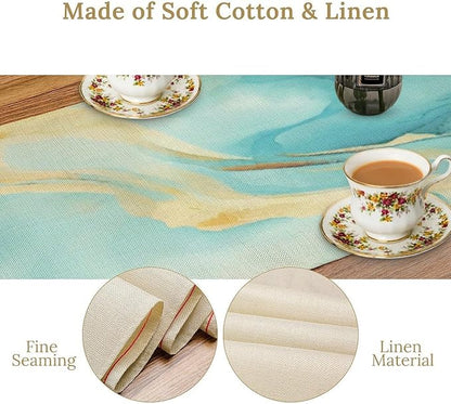Marble Table Runner, 13x120 Inch - Image 5