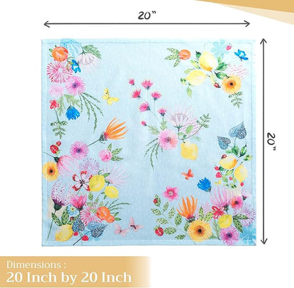 Maison d' Hermine Cloth Napkins Set of 4 100% Cotton Everyday Reusable Square - Image 4